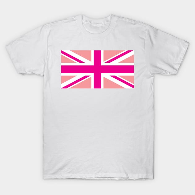 Pink Union Jack T-Shirt by babydollchic